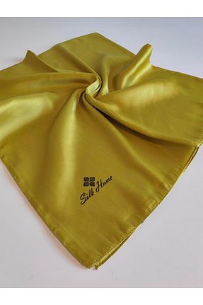 روسری سبز پلی استر Silk Home - کد 862217311
