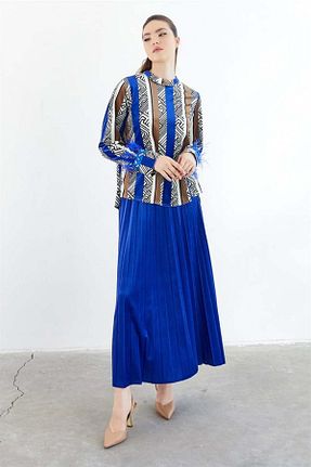 ست بالاتنه و پائین تنه سرمه ای زنانه بافتنی YAFA CLOTHING & ACCESSORIES - کد 382717847
