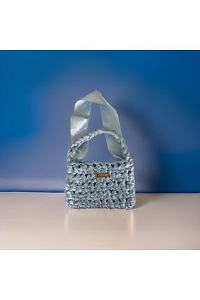 کیف مجلسی آبی زنانه پارچه ای Home - کد 862237234