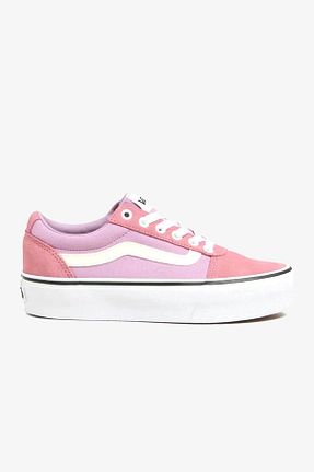 کفش اسنیکر صورتی زنانه چرم اصل Vans - کد 862416871