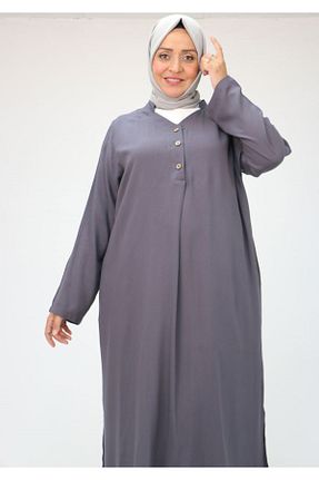 تونیک سایز بزرگ طوسی زنانه بافتنی Eslina - کد 850032849
