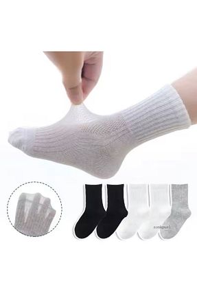 جوراب اسپرت سفید بچه گانه پنبه ای HANKARAYEL - کد 862748491
