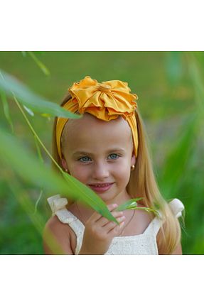 باندانا زرد پنبه ای Babygiz - کد 862332220