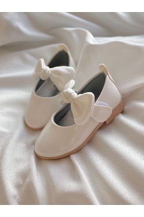 بابت سفید بچه گانه چرم لاکی Görkem bebe ayakkabı ve tekstil - کد 862329591