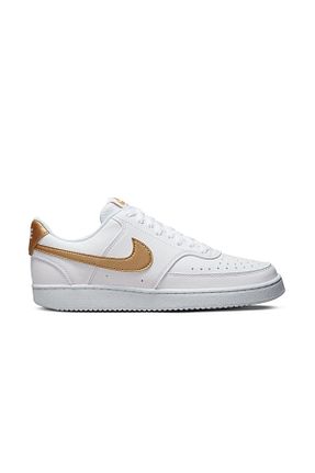 کفش اسنیکر طلائی زنانه چرم اصل Nike - کد 862343427