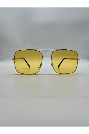عینک آفتابی زرد زنانه UV400 UBK Eyewear - کد 148010392