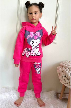ست لباس راحتی صورتی بچه گانه چاپی ARBİ kids - کد 862448882