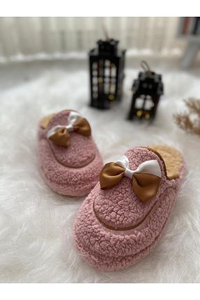دمپائی خانگی صورتی زنانه مخملی NevaYy collection - کد 862453285