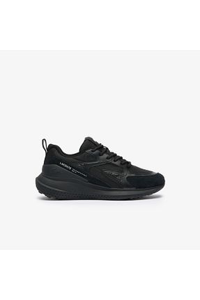 کفش اسنیکر مشکی مردانه بند دار Lacoste - کد 850617362