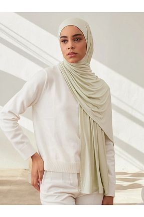 روسری زرد ساده Femple Modest - کد 838259631