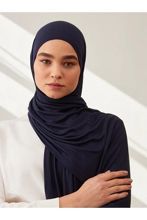 روسری سرمه ای ساده Femple Modest - کد 838267385
