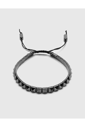 دستبند استیل (فولاد) طوسی مردانه استیل (فولاد) İlvi - کد 765003949