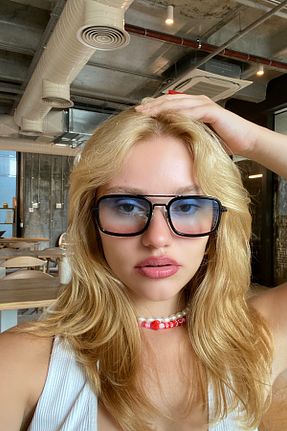 عینک آفتابی آبی زنانه پلاریزه FALAN EYEWEAR - کد 674197252