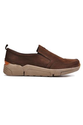 کفش کژوال قهوه ای مردانه چرم خالص Freefoot - کد 266879921