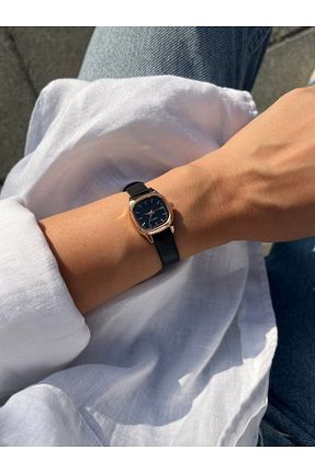 ساعت مچی مشکی زنانه زیر 20 میلی متر QUARTZ - کد 349287388