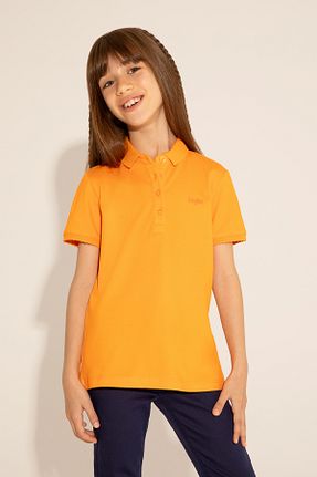 پولوشرت نارنجی بچه گانه پارچه ای U.S. Polo Assn. - کد 832928311