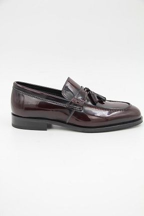کفش کلاسیک زرشکی مردانه چرم خالص New Bota - کد 266888032