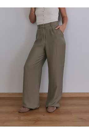 شلوار خاکی زنانه پنبه پلی استر Luna Bellezza - کد 861750883