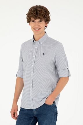 پیراهن رنگی مردانه یقه دکمه دار U.S. Polo Assn. - کد 847052198