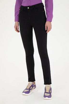 شلوار جین مشکی زنانه پاچه تنگ U.S. Polo Assn. - کد 832754076