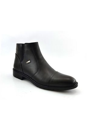 بوت / نیم بوت مشکی مردانه چرم خالص Fosco - کد 789432311