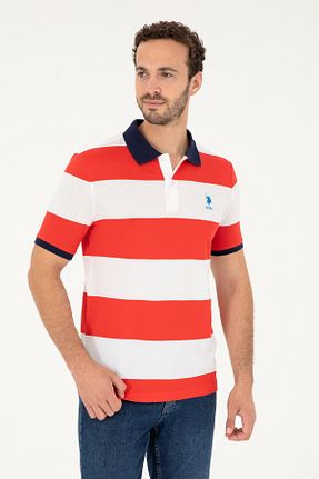 پولوشرت رنگی مردانه پارچه U.S. Polo Assn. - کد 846672074
