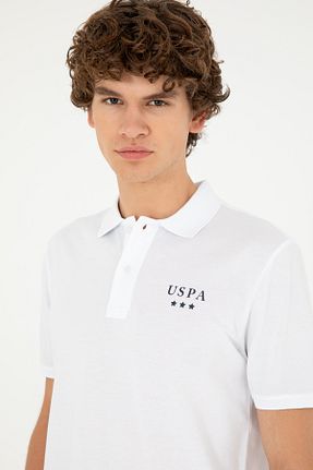 پولوشرت سفید مردانه پارچه U.S. Polo Assn. - کد 846504685