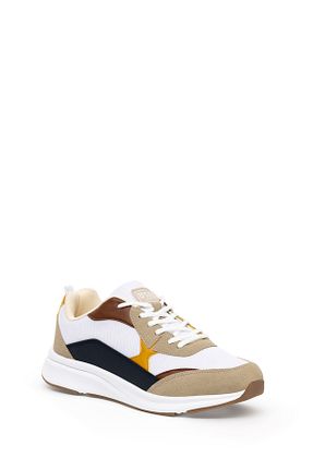 کفش اسنیکر سفید مردانه بند دار U.S. Polo Assn. - کد 833126512