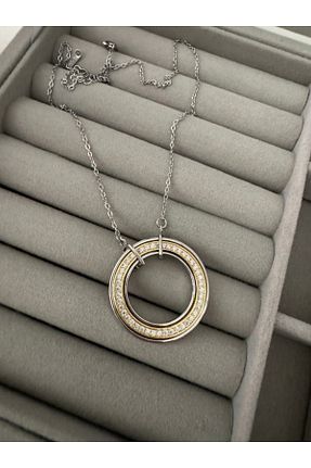 گردنبند جواهر زنانه برنجی bijutericim - کد 861770864