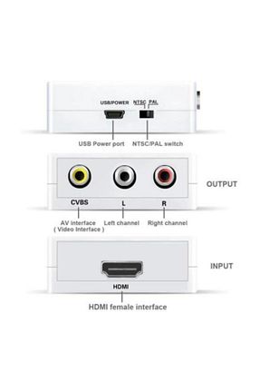 کابل و آداپتور سفید MAXGO - کد 151695692