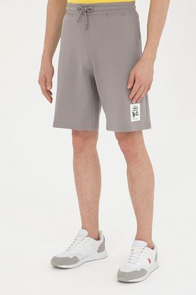 شلوارک و برمودا طوسی مردانه بافتنی U.S. Polo Assn. - کد 832990490