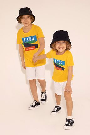 شلوارک و برمودا سفید بچه گانه %100 پنبه U.S. Polo Assn. - کد 841653119