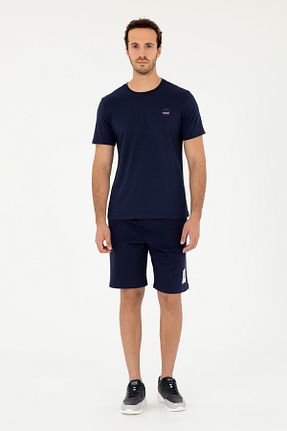 شلوارک و برمودا سرمه ای مردانه بافتنی U.S. Polo Assn. - کد 845436832