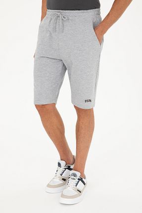 شلوارک و برمودا طوسی مردانه رگولار U.S. Polo Assn. - کد 834720372