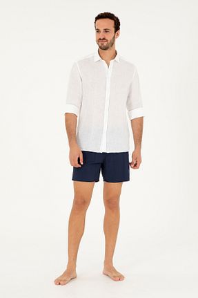 شلوارک و برمودا سرمه ای مردانه پارچه U.S. Polo Assn. - کد 846420850