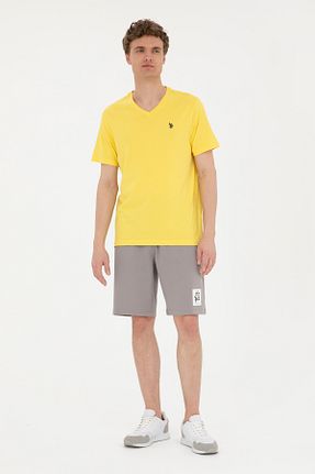 شلوارک و برمودا طوسی مردانه بافتنی U.S. Polo Assn. - کد 832990490