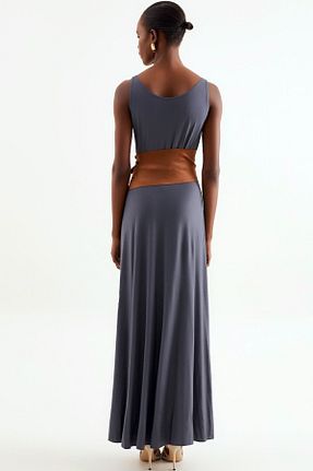 لباس طوسی زنانه بافتنی Ottawe - کد 861813430