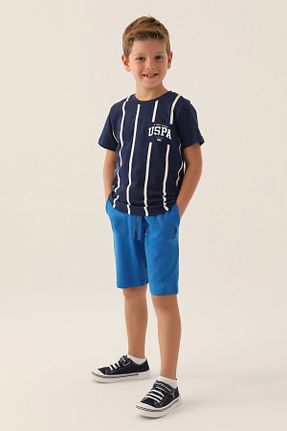 ست بالاتنه و پائین تنه سرمه ای بچه گانه بافتنی U.S. Polo Assn. - کد 833094397