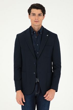 کت سرمه ای مردانه اسلیم U.S. Polo Assn. - کد 856864926