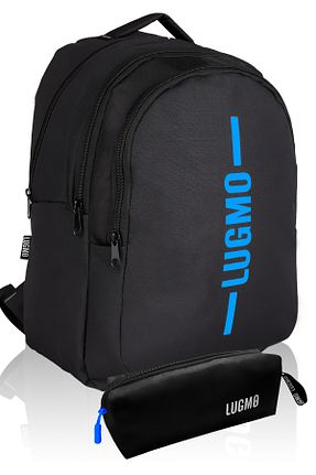 کیف مدرسه آبی زنانه پارچه ای LUGMO - کد 809124443