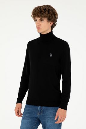 پلیور مشکی مردانه ساده U.S. Polo Assn. - کد 853482158