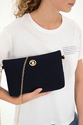 کیف دوشی سرمه ای زنانه پارچه ای U.S. Polo Assn. - کد 832942260