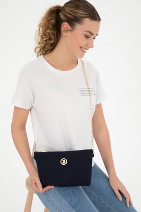 کیف دوشی سرمه ای زنانه پارچه ای U.S. Polo Assn. - کد 832942260