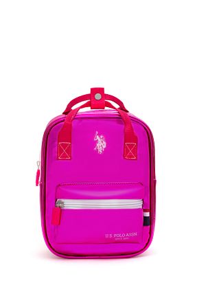 کیف دوشی صورتی بچه گانه پارچه ای U.S. Polo Assn. - کد 832960600