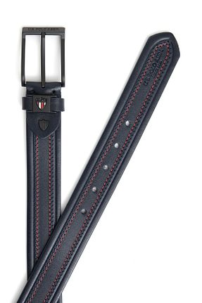 کمربند سرمه ای مردانه چرم مصنوعی U.S. Polo Assn. - کد 849048267