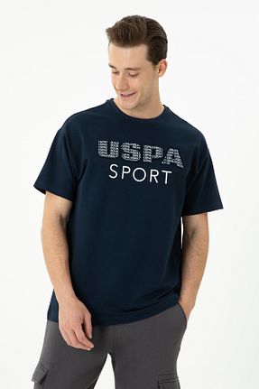 تیشرت سرمه ای مردانه یقه دوچرخه U.S. Polo Assn. - کد 838800793