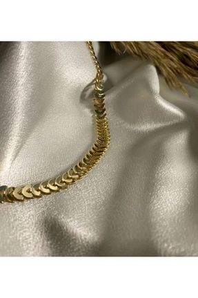 گردنبند جواهر طلائی زنانه فلزی GLIMMERY - کد 861853393