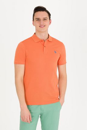 پولوشرت قرمز مردانه %100 پنبه U.S. Polo Assn. - کد 827074183