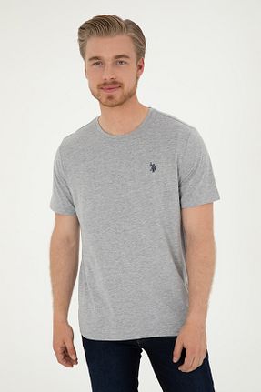 تیشرت طوسی مردانه رگولار U.S. Polo Assn. - کد 833236660