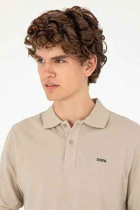 سوئیشرت بژ مردانه ساده U.S. Polo Assn. - کد 852389486
